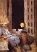 Edouard Vuillard The night opens the window France oil painting artist